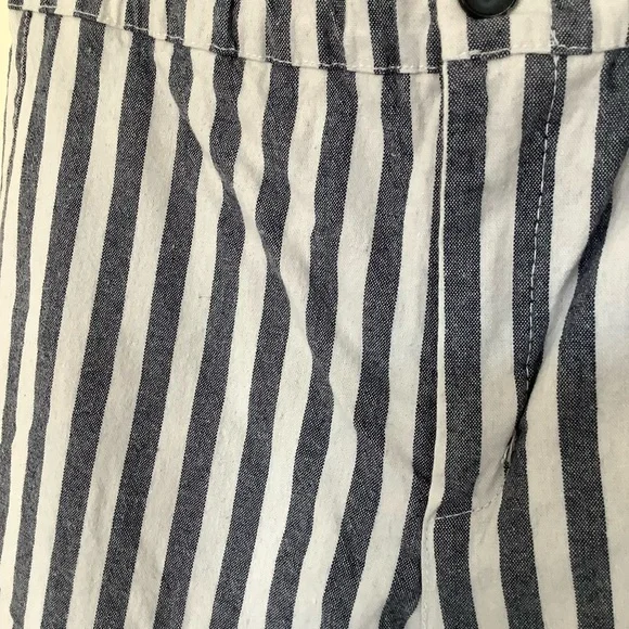 Brandy Melville Striped Cotton Stretch Crop Pants 24”x25” - Picture 3 of 11